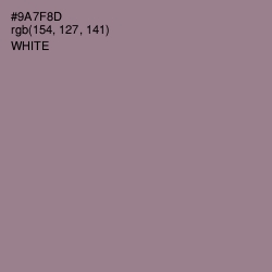 #9A7F8D - Mountbatten Pink Color Image